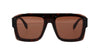 Alexander Mcqueen AM0335S Dark Tortoise/Brown #colour_dark-tortoise-brown