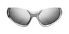 Balenciaga BB0202S Silver/Silver Mirror #colour_silver-silver-mirror