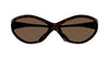 Balenciaga BB0285S Havana/Brown #colour_havana-brown