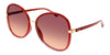 Chloe CH0030S Red/Red Gradient #colour_red-red-gradient