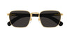 Cartier CT0363S #colour_shiny gold with black genuine buffalo horn/grey with light mirror