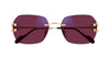 Cartier CT0416S #colour_shiny gold/clear to burgundy photochromic with blue control