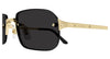 Cartier CT0460S #colour_shiny gold/grey with light mirror