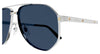 Cartier CT0461S #colour_shiny silver/blue with light mirror polarised