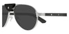 Cartier CT0495S #colour_silver with black wood/grey smoke