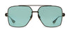 Dita Grand-Emperik DTS159 Matte Black-Antique Silver/Dark Turquoise #colour_matte-black-antique-silver-dark-turquoise