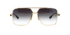 Dita Grand-Emperik DTS159 Yellow Gold-Matte Black/Brown Gradient #colour_yellow-gold-matte-black-brown-gradient