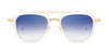 Dita Terracraft DTS416 White Swirl-Yellow Gold/Grey Gradient-Blue Mirror #colour_white-swirl-yellow-gold-grey-gradient-blue-mirror