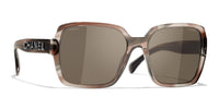 CHANEL 5408 Beige Tortoise/Brown #colour_beige-tortoise-brown