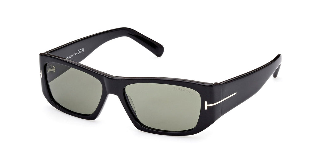Tom Ford Andres-02 TF986 Shiny Black/Green #colour_shiny-black-green