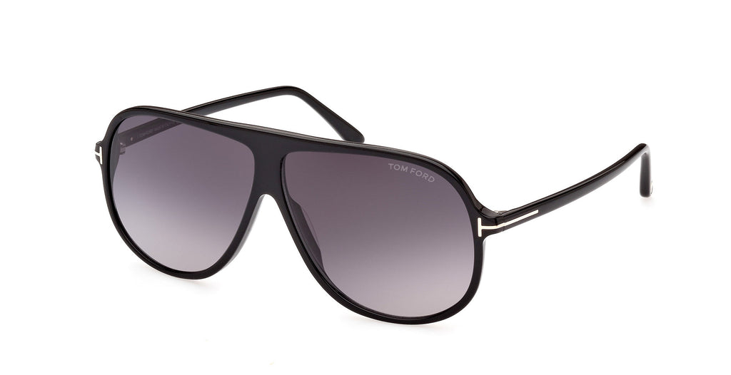 Tom Ford Spencer-02 TF0998 Shiny Black/Gradient Smoke #colour_shiny-black-gradient-smoke