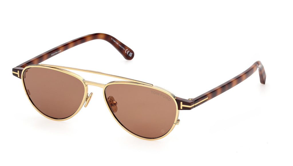 Tom Ford Anthony-02 TF1361#colour_shiny-deep-gold-brown