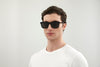 Gucci GG0381S #colour_black and crystal/grey polarised