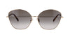 Jimmy Choo Marilia/G/SK Asian Fit Gold-Havana/Brown Gradient #colour_gold-havana-brown-gradient