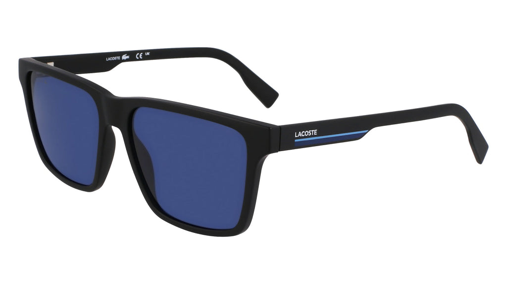 Lacoste L6039S Matte Black/Blue #colour_matte-black-blue