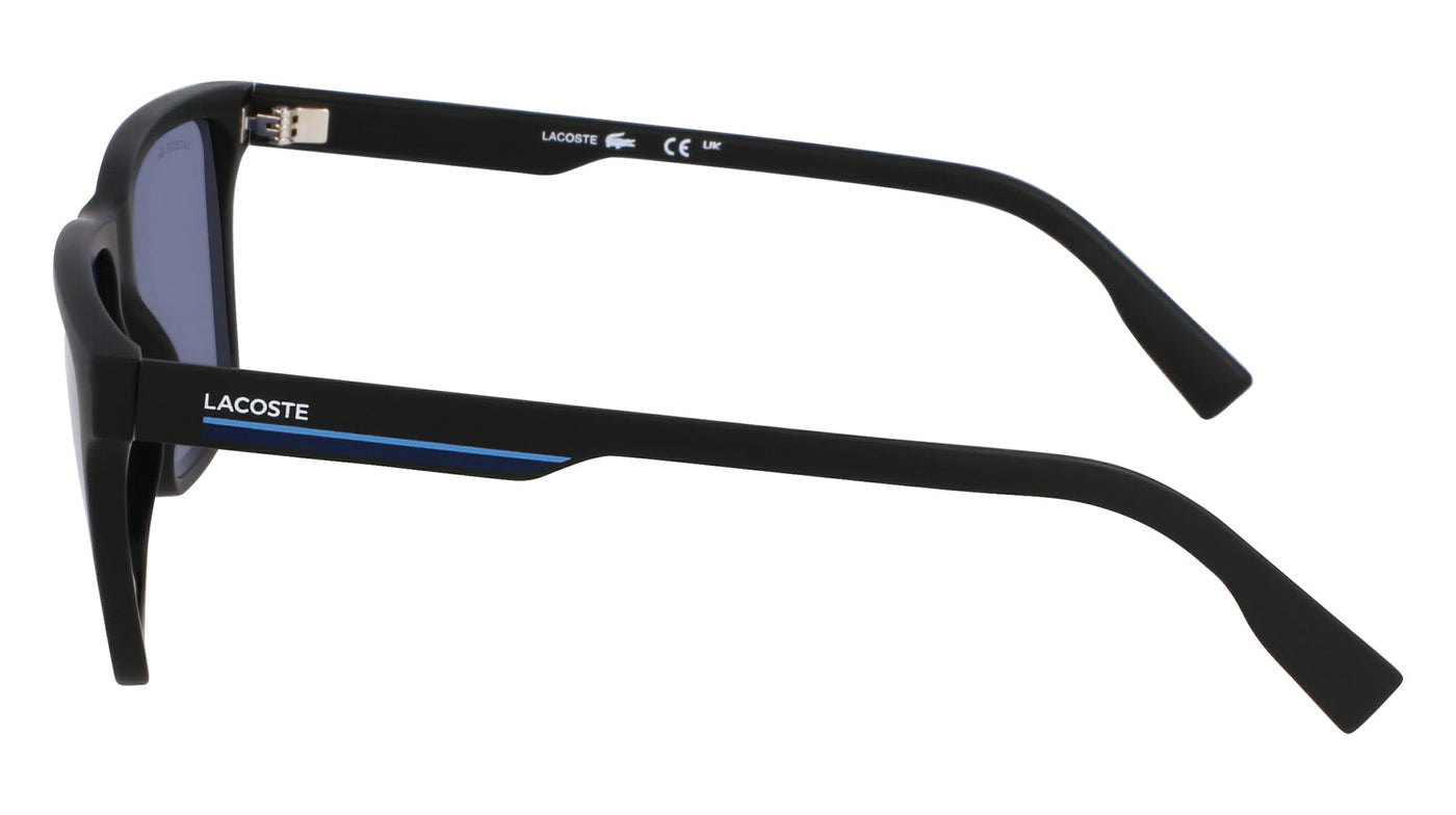 Lacoste L6039S Matte Black/Blue #colour_matte-black-blue