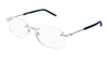Montblanc MB0071O Silver-Blue #colour_silver-blue