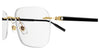 Montblanc MB0222O Gold/Black #colour_gold-black