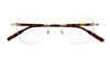 Montblanc MB0223O Gold/Havana #colour_gold-havana