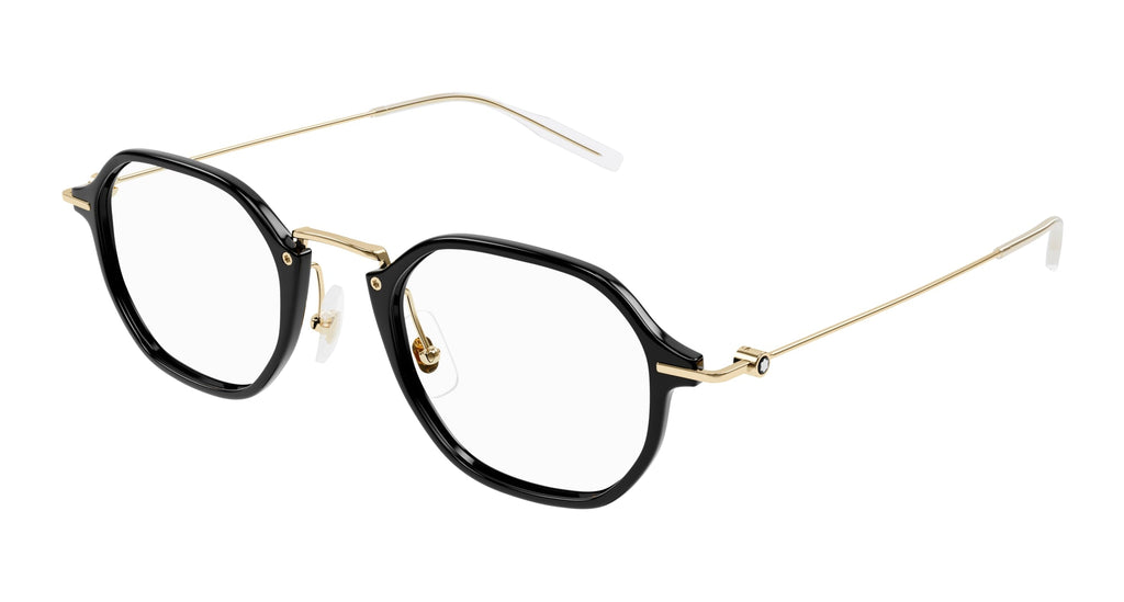 Montblanc MB0296O Black/Gold #colour_black-gold