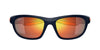 Maui Jim Haulani AF MJ0343SA #colour_solid-matte-dark-blue-temple-hawaii-lava-full-mirror-polar