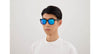 Maui Jim ʻŌwelo MJ0346SA #colour_shiny-transparent-dark-grey-blue-hawaii-full-mirror-polar