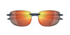 Maui Jim Ho'okipa Ultra MJ0676S #colour_solid-matte-dark-blue-temple-hawaii-lava-full-mirror-polar