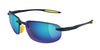 Maui Jim Ho'okipa Ultra MJ0676S #colour_solid-matte-dark-blue-blue-hawaii-full-mirror-polar