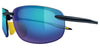 Maui Jim Ho'okipa Ultra MJ0676S #colour_solid-matte-dark-blue-blue-hawaii-full-mirror-polar