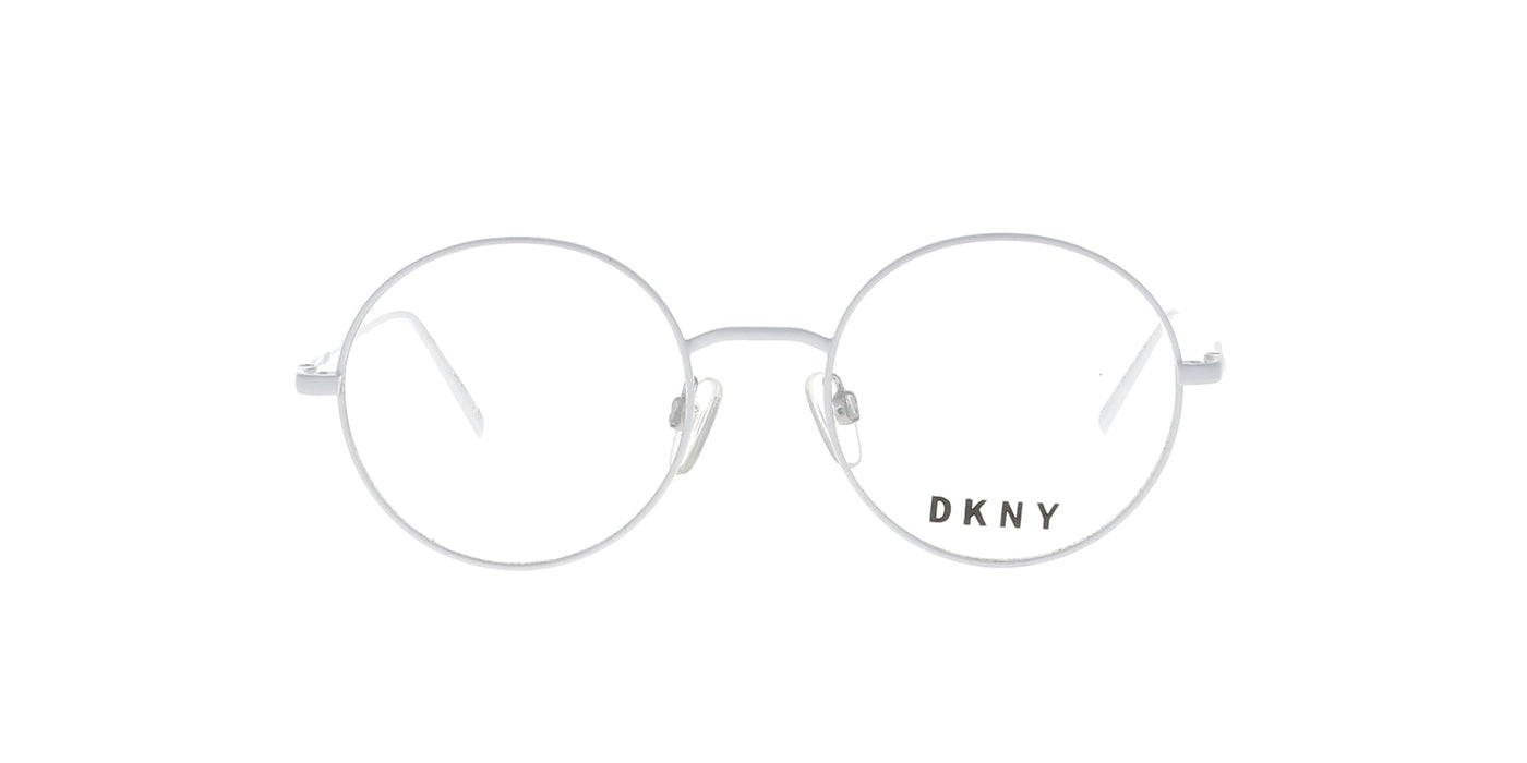 White Round Metal DKNY Frame