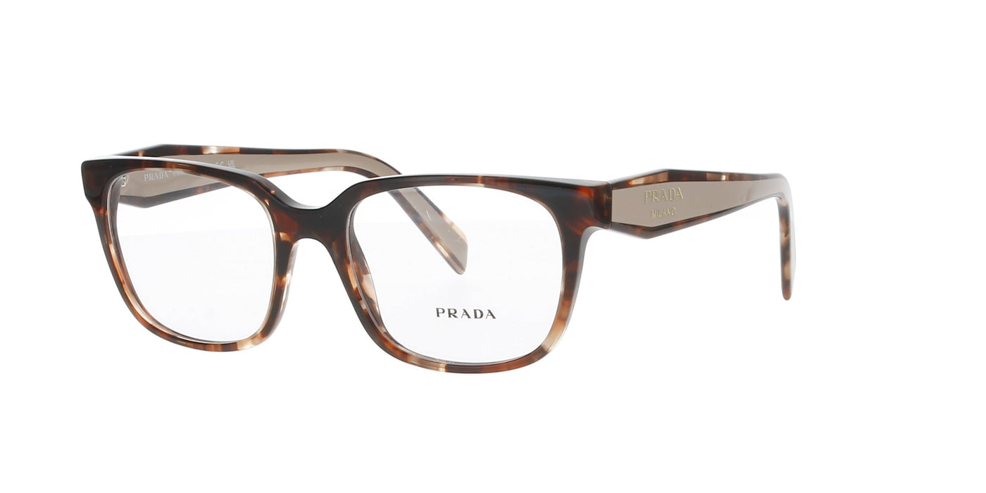 Rectangular Havana Caramel Prada Frame