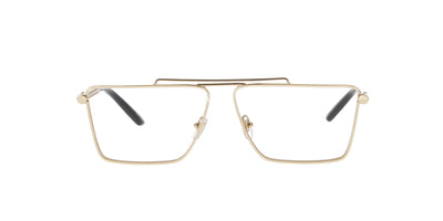 Gold Metal Rectangle Versace Frame