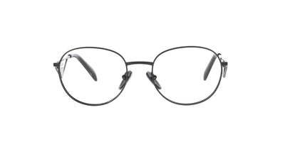 Round Black Metal Prada Frame