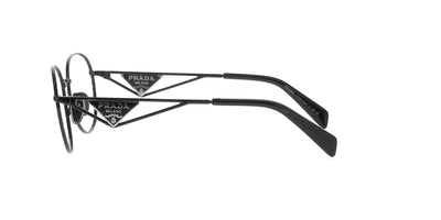 Round Black Metal Prada Frame