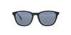 Round Matt Black Lacoste Sunglasses