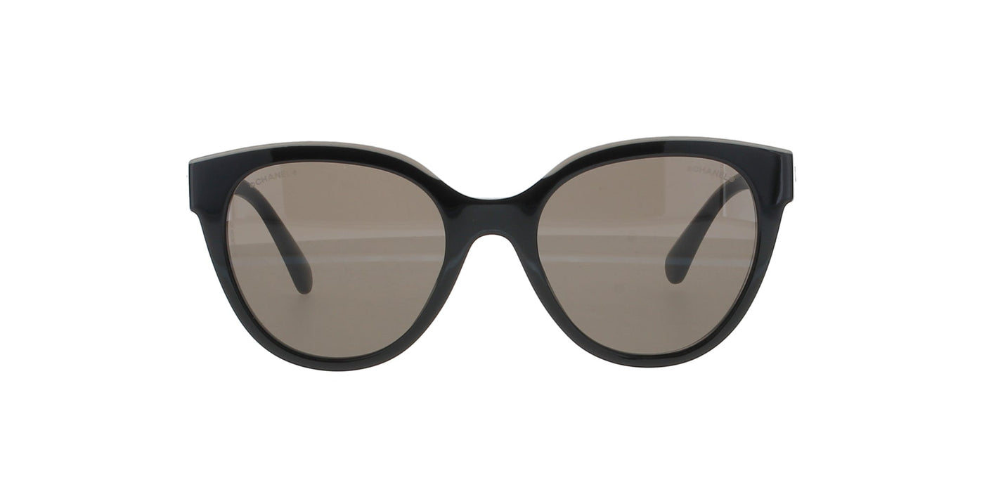 Black and Beige Butterfly Chanel Sunglasses