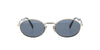 Gold Oval Prada Sunglasses