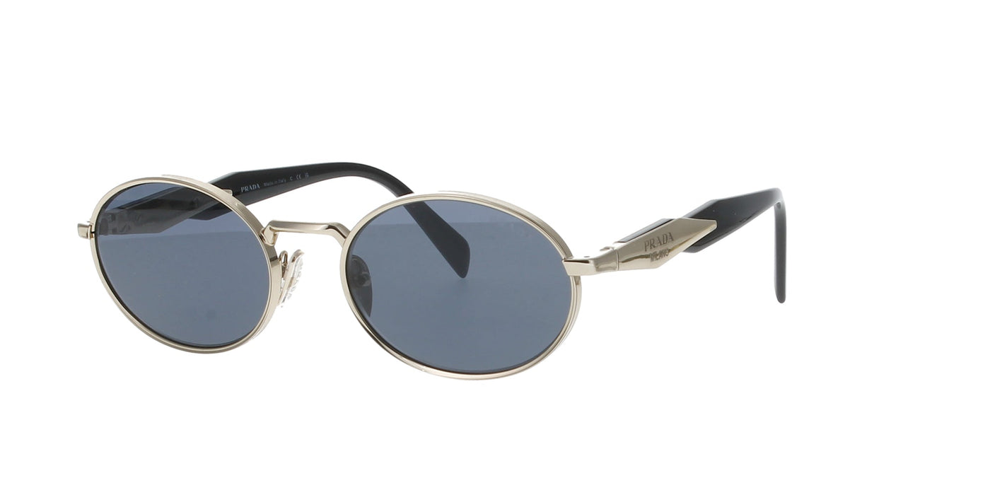 Gold Oval Prada Sunglasses