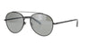 Black Metal Round Teardrop Mont Blanc Sunglasses