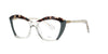 Havana Green and Crystal Cat Eye Kaleos Frame