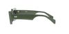 Glossy Green Rectangle Handmade Kaleos Sunglasses