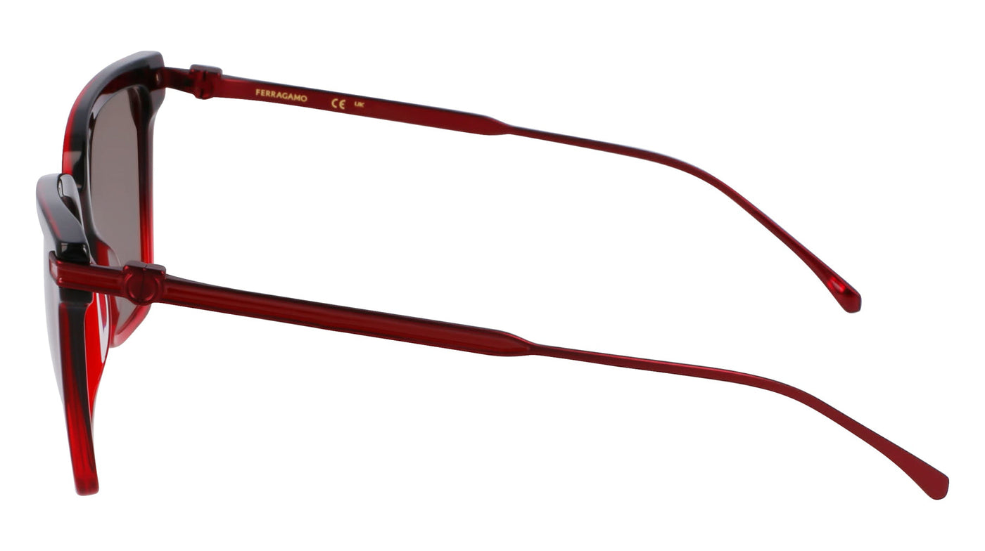 Ferragamo SF2036S Transparent Dark Red/Red Gradient #colour_transparent-dark-red-red-gradient