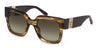 Mulberry SML190 Shiny Striped Brown/Brown Gradient #colour_shiny-striped-brown-brown-gradient