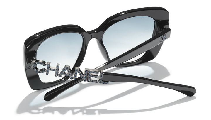 CHANEL 5422B Square Acetate & Strass Sunglasses | Maverick & Wolf