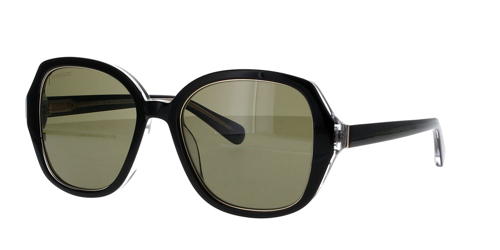 Serengeti Hayworth Shiny Black/Green Polarised #colour_shiny-black-green-polarised