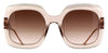Philipp Plein SPP065S Transp Beige/Brown Gradient #colour_transp-beige-brown-gradient