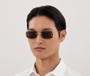 Cartier CT0605S #colour_shiny solid 18k gold/grey with light mirror