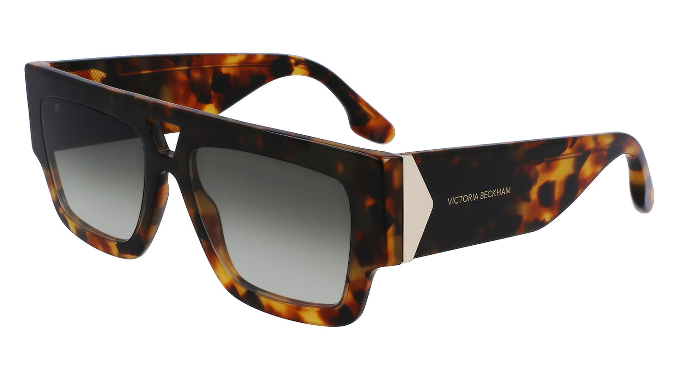 Victoria Beckham VB651S Dark Havana Fade/Grey Gradient #colour_dark-havana-fade-grey-gradient