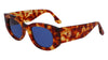 Victoria Beckham VB654S Blonde Havana/Blue #colour_blonde-havana-blue