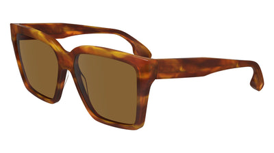 Victoria Beckham VB672S Striped Blonde Havana/Brown #colour_striped-blonde-havana-brown